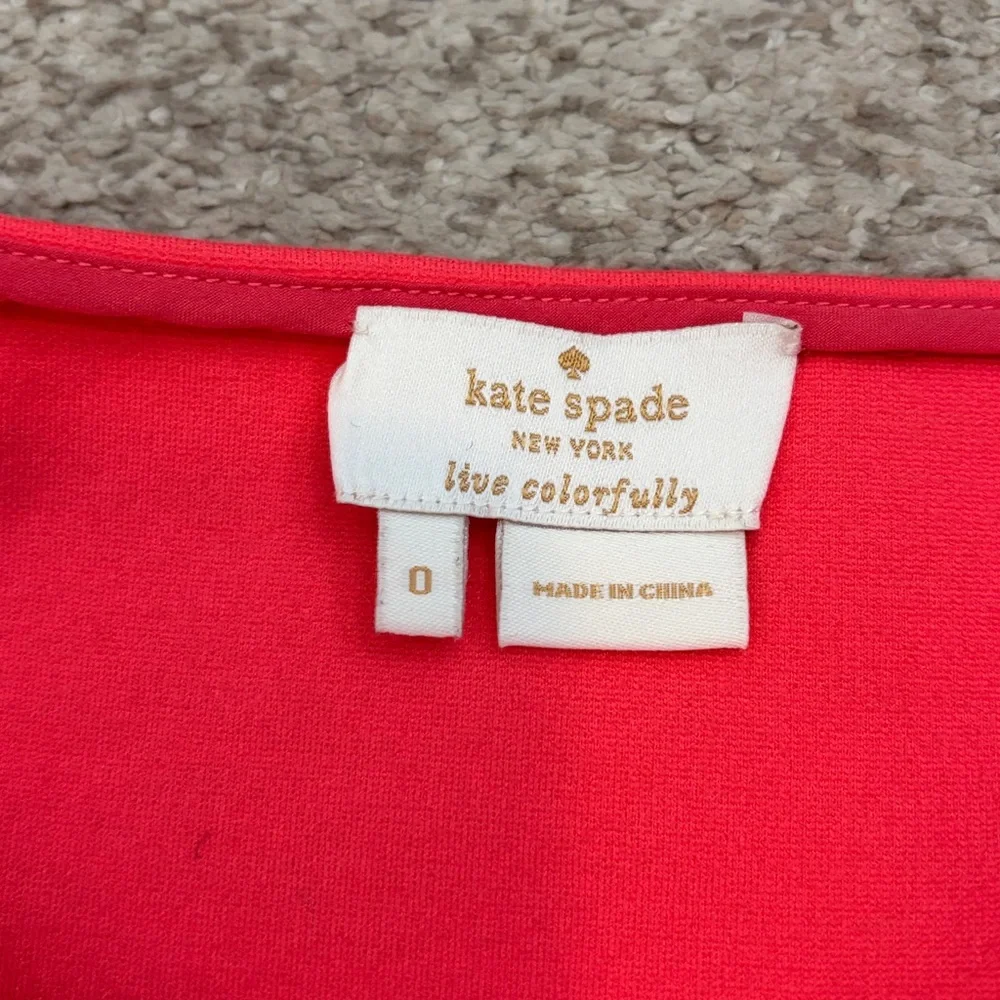 Kate Spade Peplum Bow Top, 0